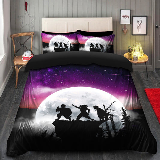 Demon Slayer Kimetsu No Yaiba Anime Moon Night Galaxy Bedding Set