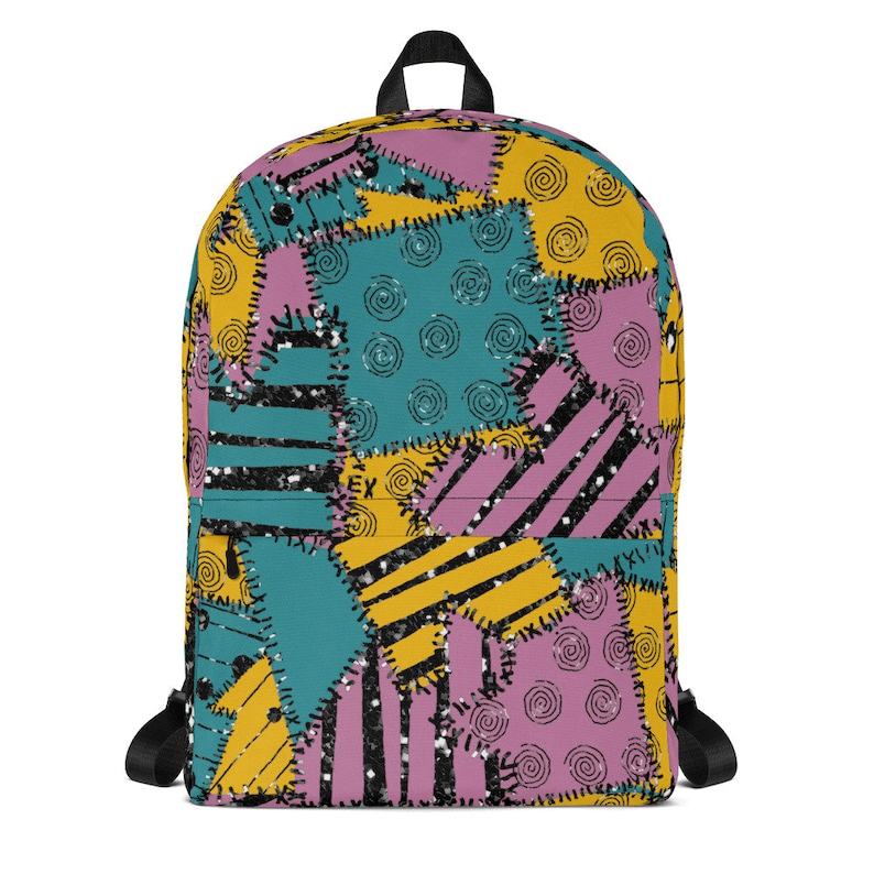 TNBC Backpack Nightamare Before Christmas Sally Clothes Pattern Backpacks Colorful