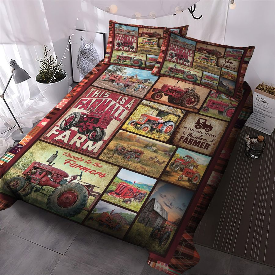 Farmer Bedding Set This Is A Farmall Farm Duvet Covers Colorful Unique Gift