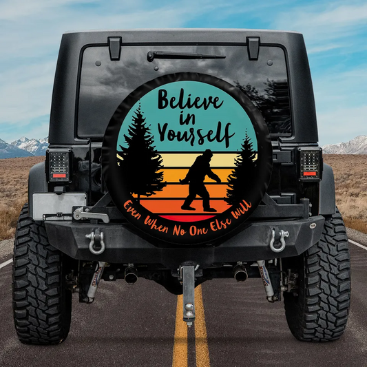 Bigfoot Spare Tire Cover Even When No One Else Will Tire Covers Colorful