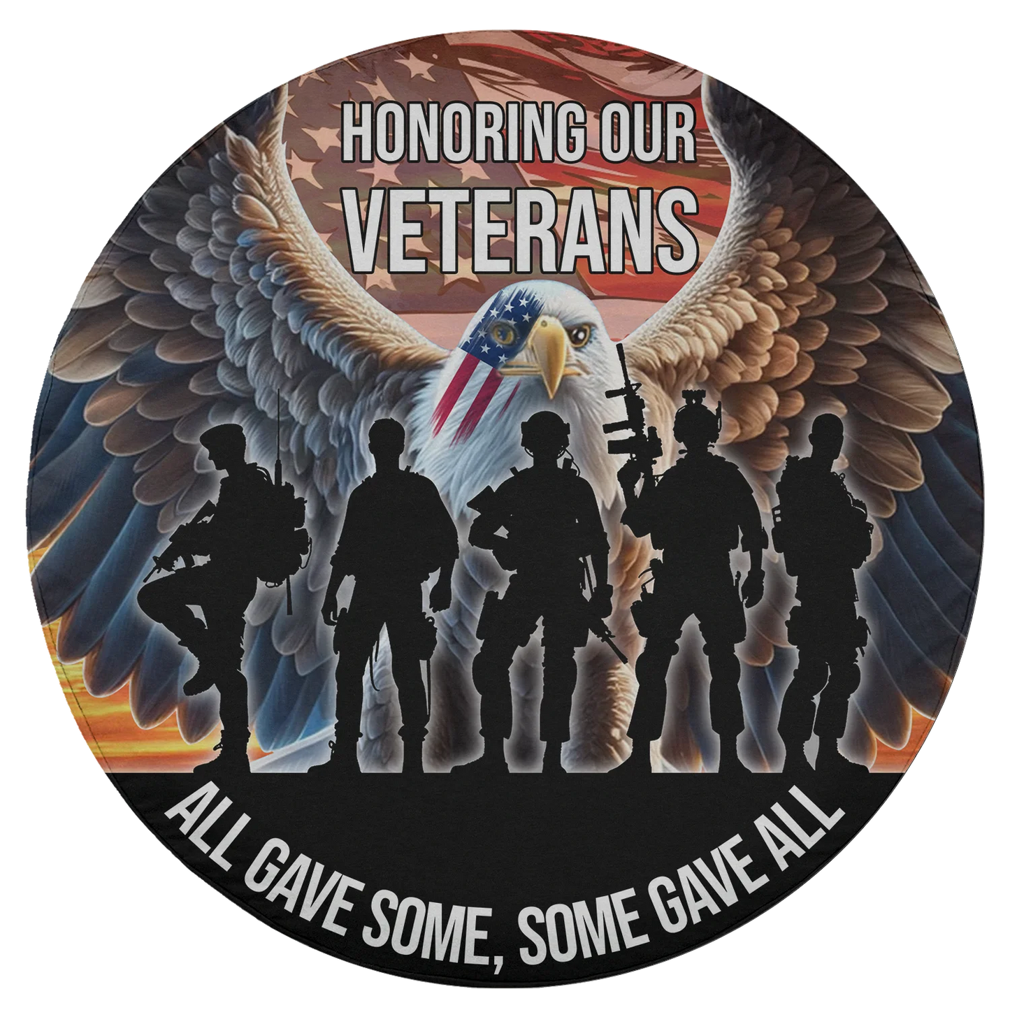 Veteran Spare Tire Cover Honoring Our Veterans All Gave Some Tire Covers Black Brown