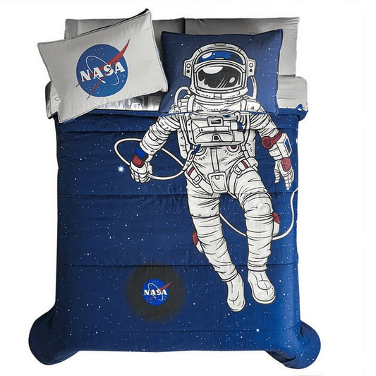 NASA Bedding Set NASA Space Astronaut Suit Duvet Covers Blue Unique Gift