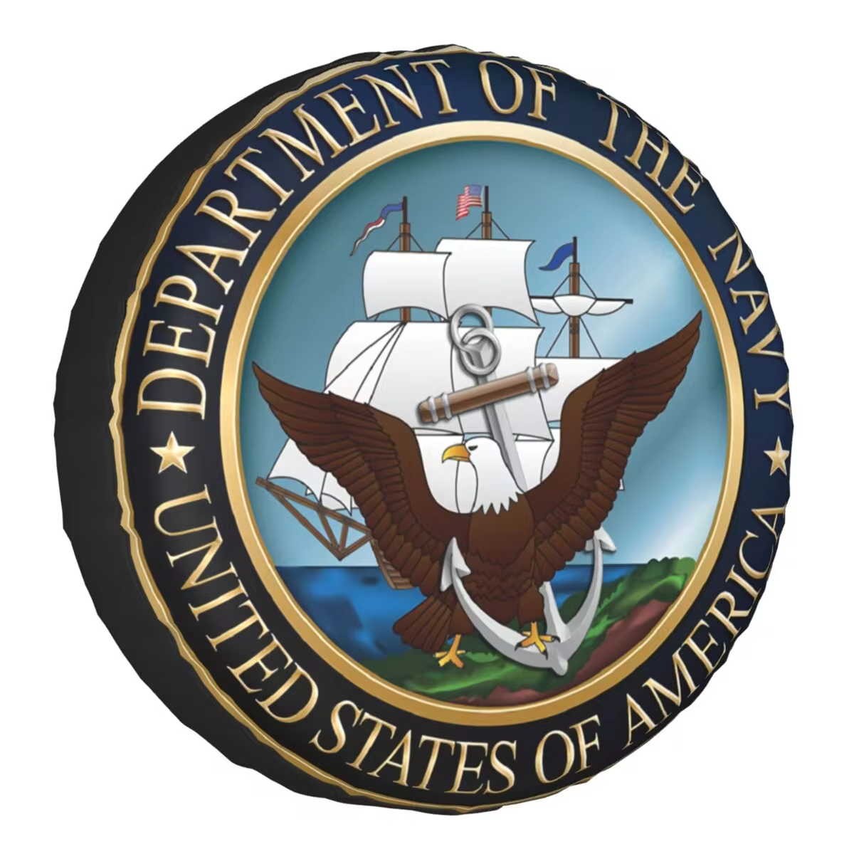 Veteran Spare Tire Cover Department Of The Navy USA Tire Covers Blue