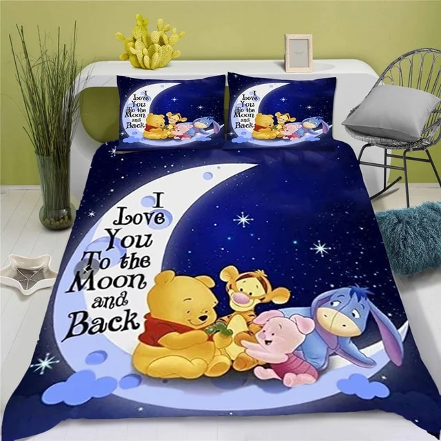 WTP Bedding Set DN Love You To The Moon WTP Duvet Covers Colorful Unique Gift