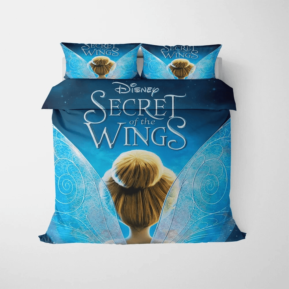 Tinker Bell Bedding Set DN Secret Of The Wings Tinker Bell Duvet Covers Blue Unique Gift