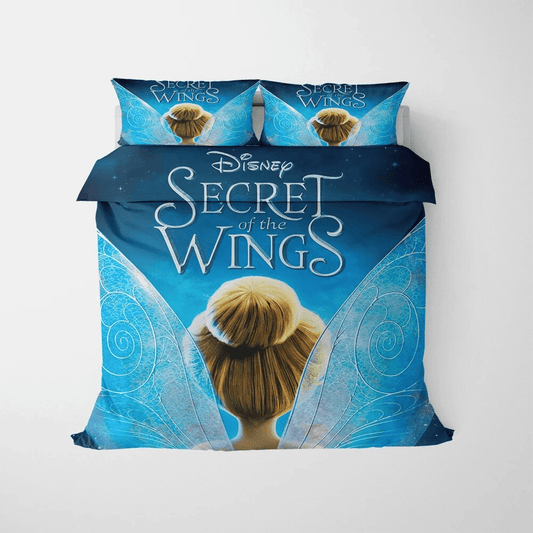 Tinker Bell Bedding Set DN Secret Of The Wings Tinker Bell Duvet Covers Blue Unique Gift