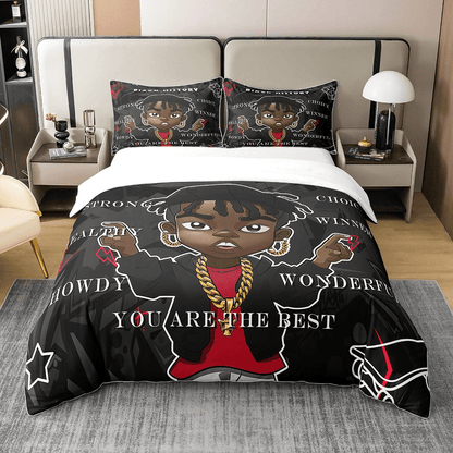 Africa Americans Bedding Set You Are The Best Wonderful Duvet Covers Black Unique Gift