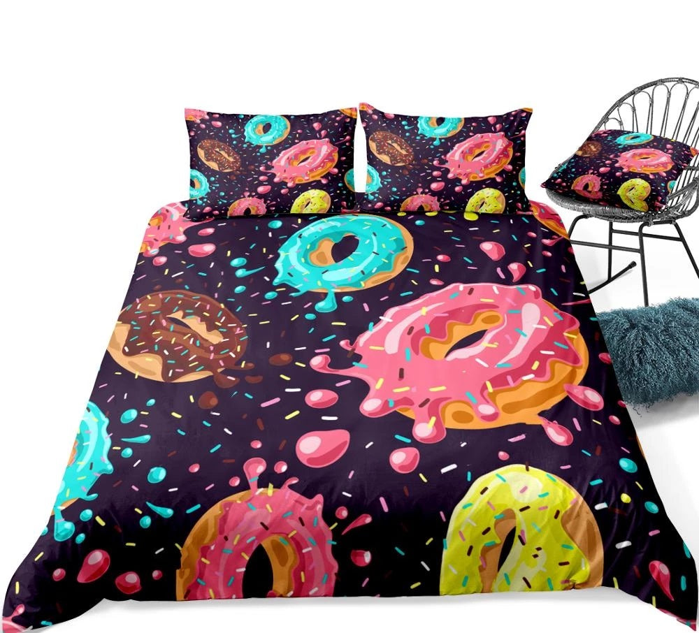 Donuts Duvet Bedding Set