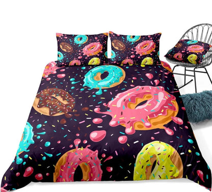 Donuts Duvet Bedding Set