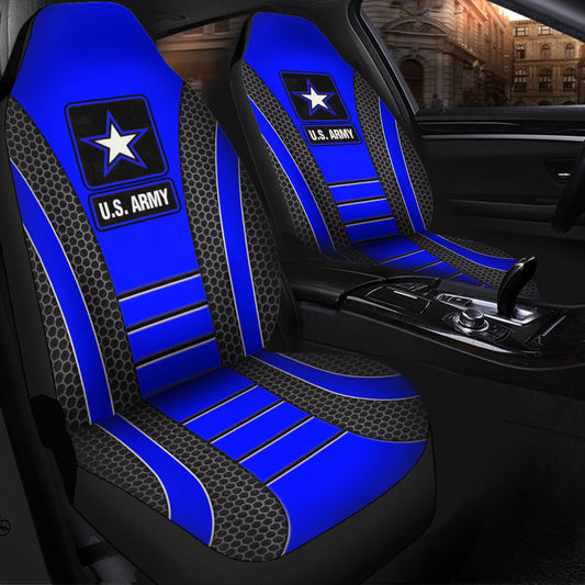 US ARMY Blue Car Seat Covers