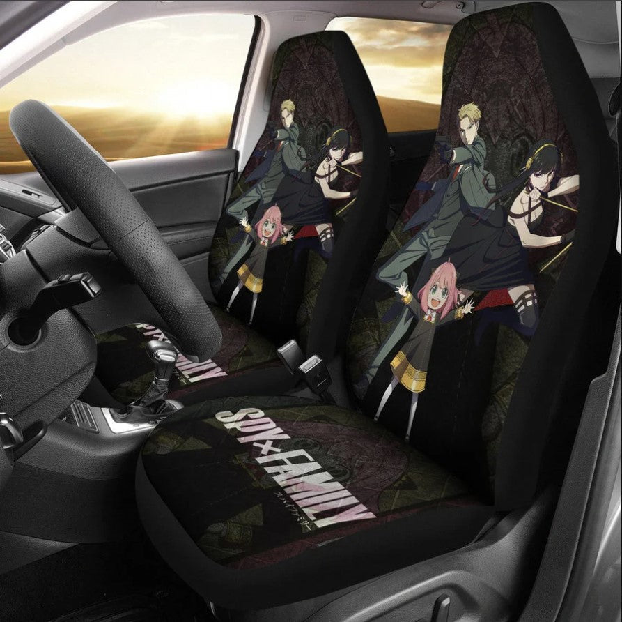 Loid Yor And Anya Forger Spy x Family Car Seat Covers