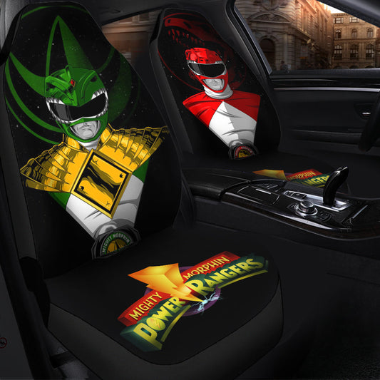 Red And Green Mighty Morphin Power Ranger Car Seat Covers