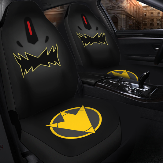 Black Dino Thunder Power Rangers Car Seat Covers