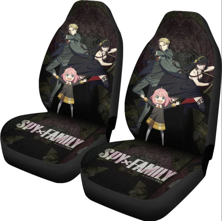 Loid Yor And Anya Forger Spy x Family Car Seat Covers