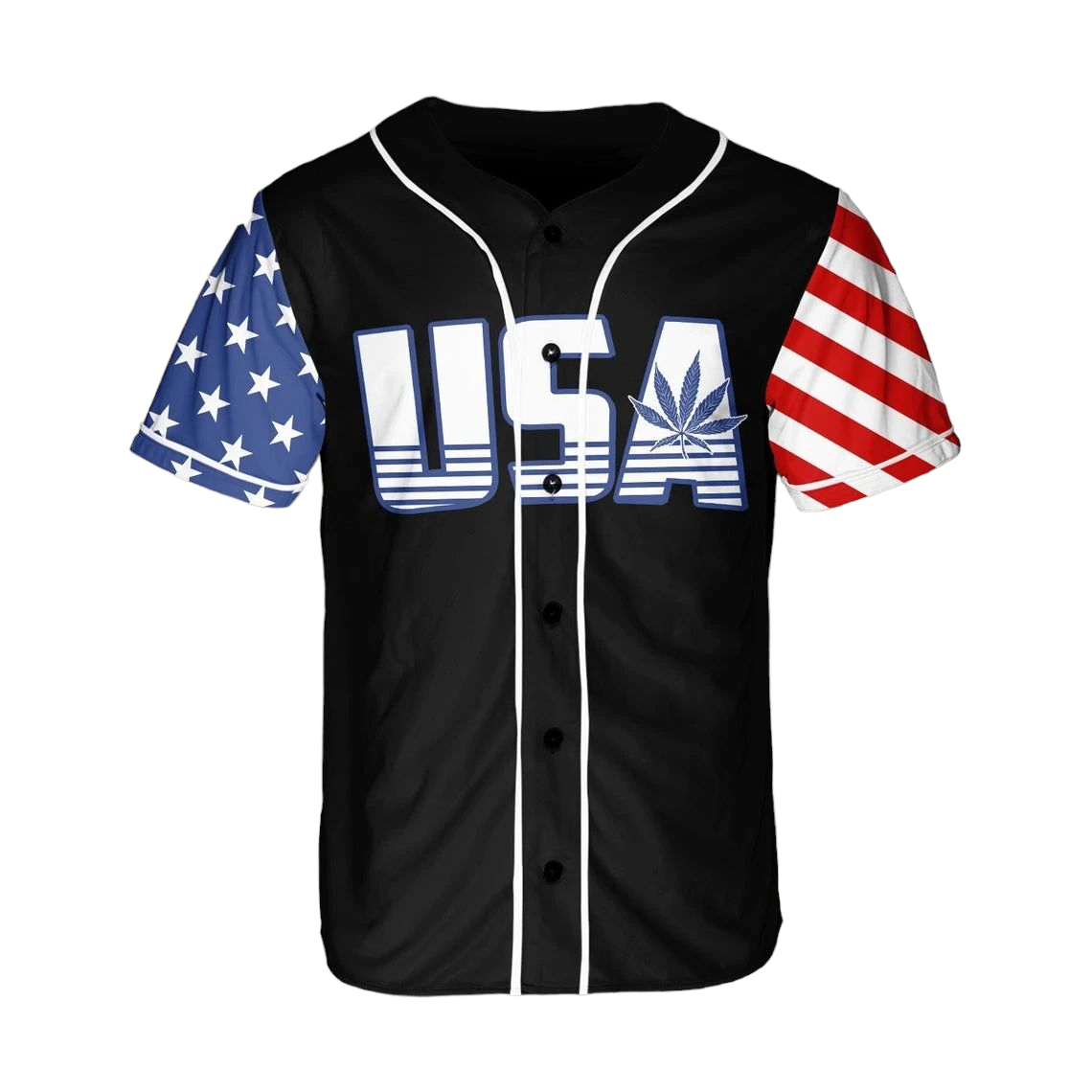 Independence Day Jersey American Flag USA Heart Shape Independence Day Black Jersey Shirt 04th Of July Baseball Jersey For Men