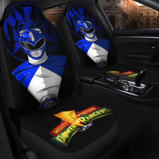 Blue New Mighty Morphin Power Rangers Car Seat Covers