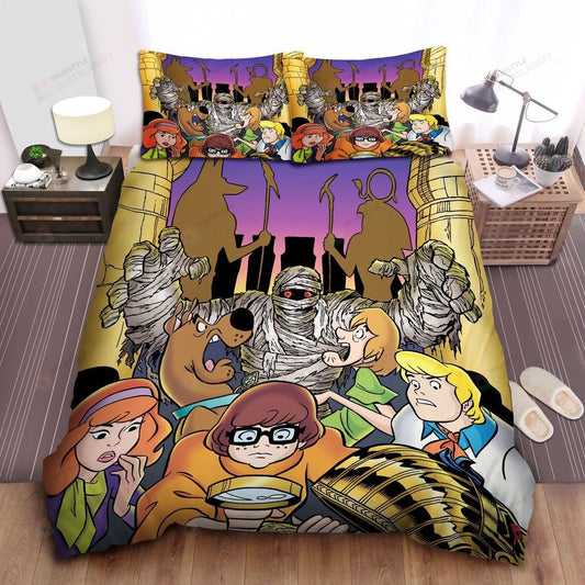Scooby-Doo Bedding Set Scooby-Doo In The Egyptian’s Tomb Duvet Covers Colorful Unique Gift