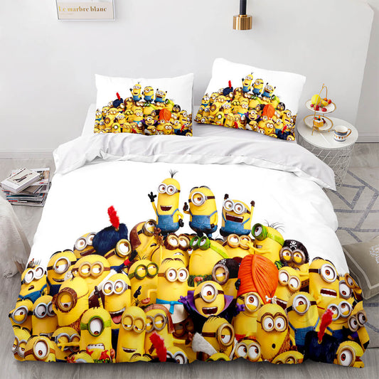 Minions Bedding Set All Version Minions Graphic Duvet Covers Yellow Unique Gift