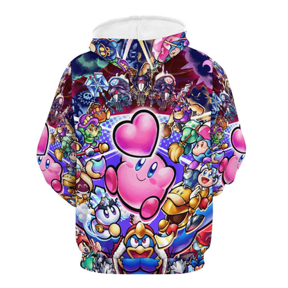 Kirby Hoodie Kirby And Characters Graphic Hoodie Colorful Unisex