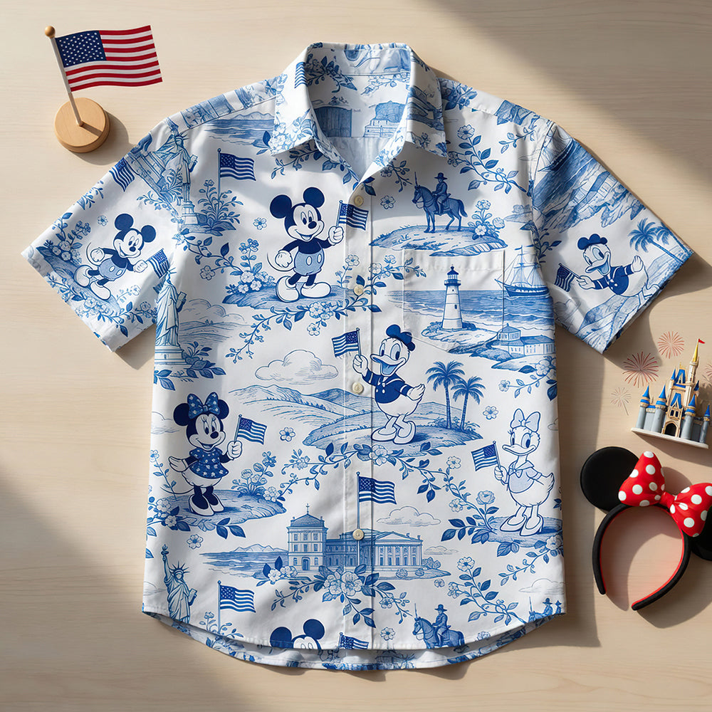 USA 250th Anniversary 3D Hawaiian Shirt - Anniversary Gifts 05pgdt060526