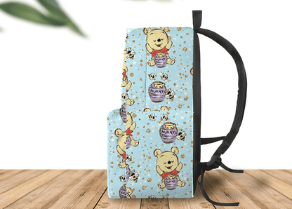 WTP Backpack DN Chibi WTP Honey Jar Pattern Backpacks Blue