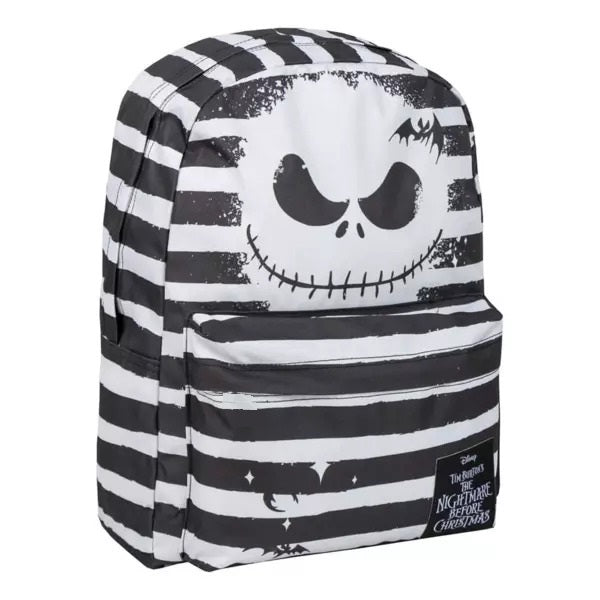 TNBC Backpack Jack Skellington Clothes Details Pattern Backpacks Black White