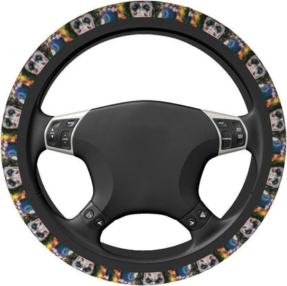 Joker Steering Wheel Cover Joker Phoenix Graphic Pattern Driving Wheel Cover Colorful