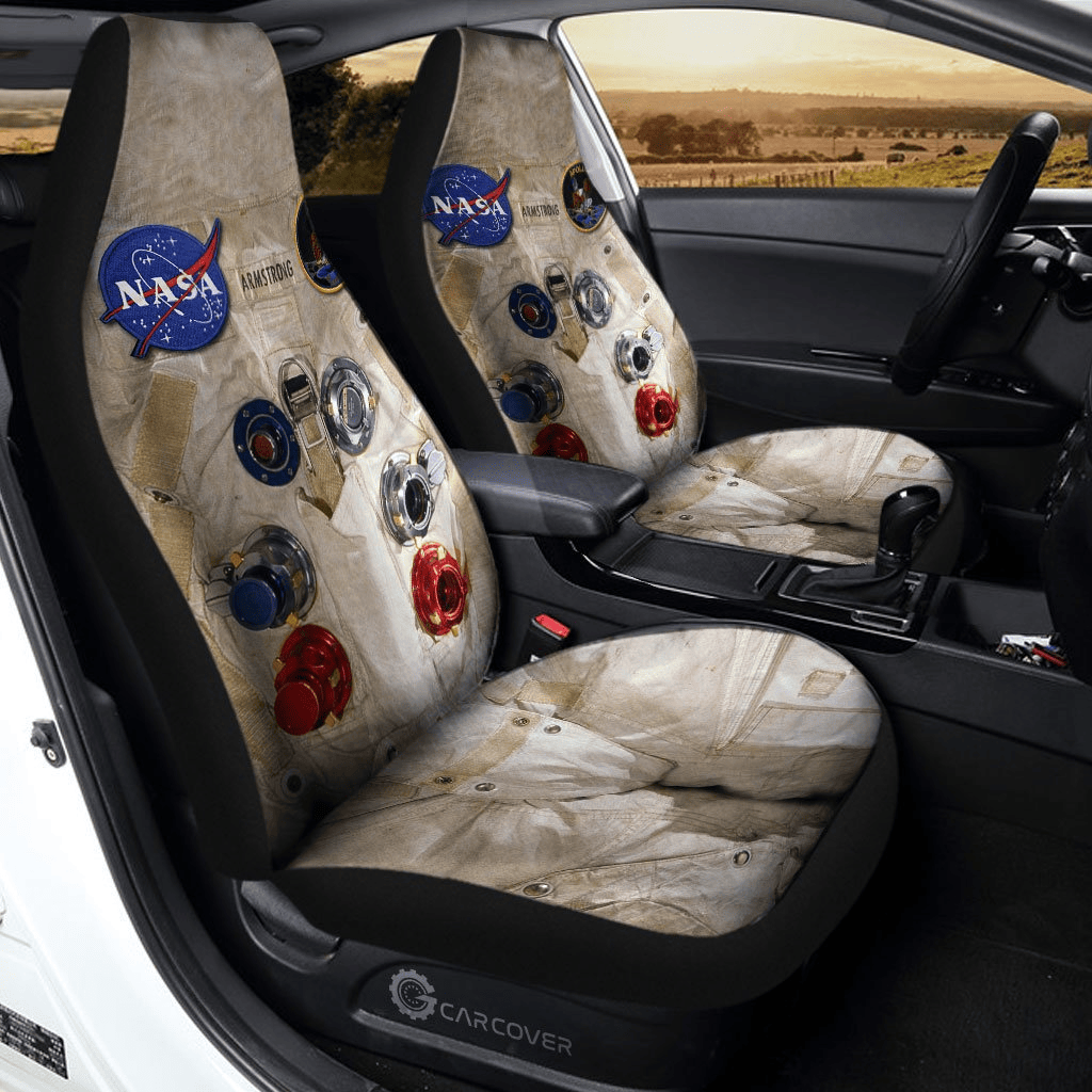 NASA Car Seat Covers Nasa Astronaut Spacesuit Cosplay Seat Covers White