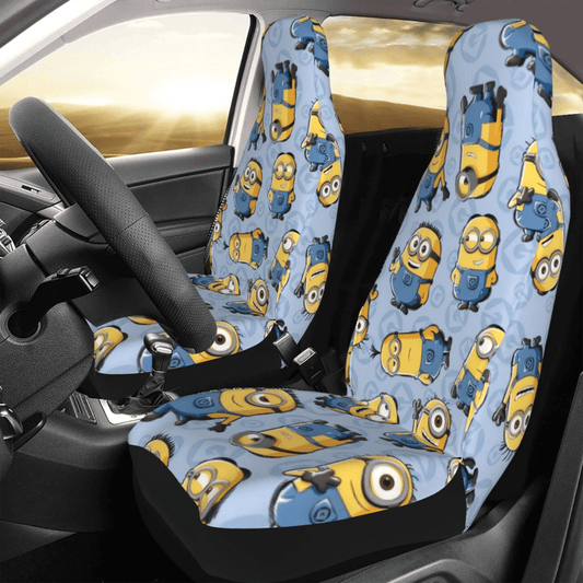 Minion Car Seat Covers All Minions And Gru Pattern Seat Covers Yellow Blue