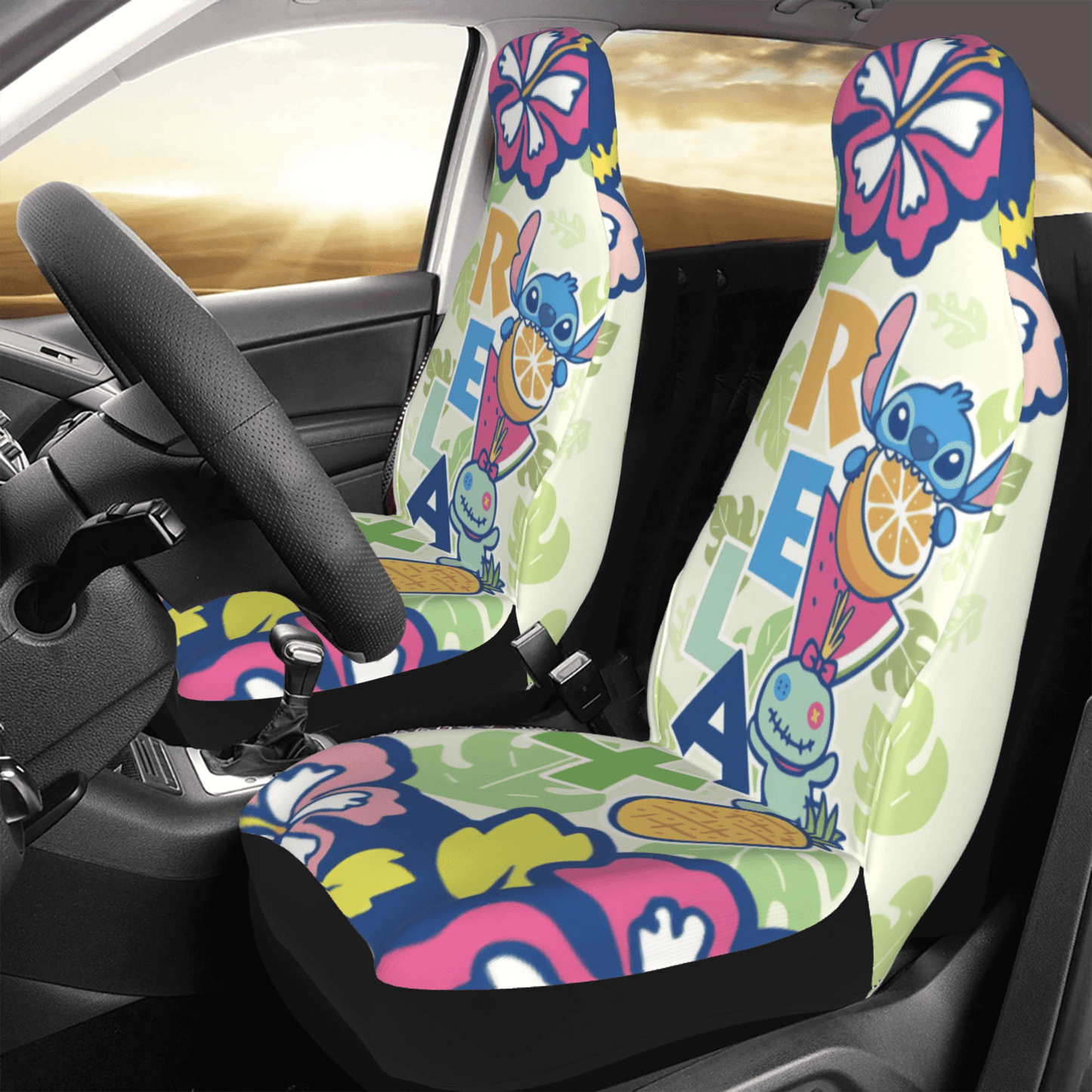 Stitch Car Seat Covers Stitch And Scrump Relax Seat Covers Colorful