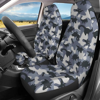 Dinosaur Car Seat Covers All Types Of Dinosaur Camoflage Pattern Seat Covers Gray