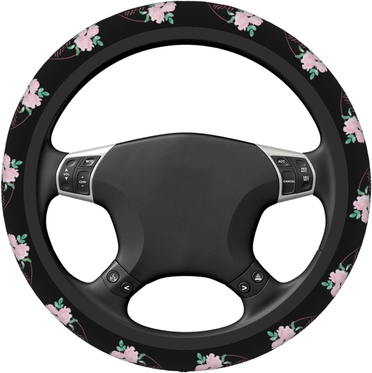 Jesus Steering Wheel Cover Faith With God All Things Are Possible Driving Wheel Cover Black