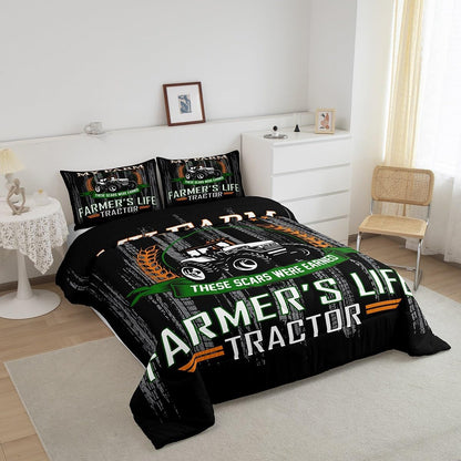 Farmer Bedding Set These Scars Were Earned Duvet Covers Black Unique Gift