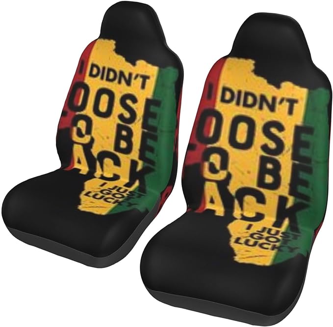 Juneteenth Car Seat Covers I Didn't Choose To Be Black Seat Covers Colorful