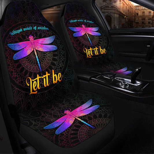Dragon Fly Mandala Let It Be Car Seat Cover