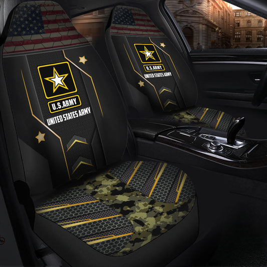 U.S.Army Unites States Green Camouflage Car Seat Covers