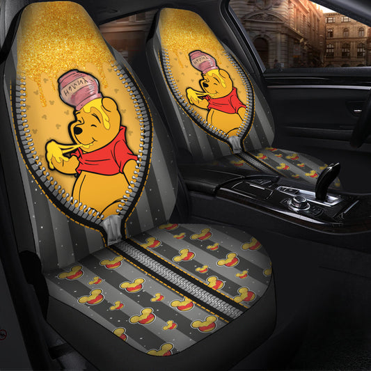 Winnie The Pooh Zip Car Seat Covers