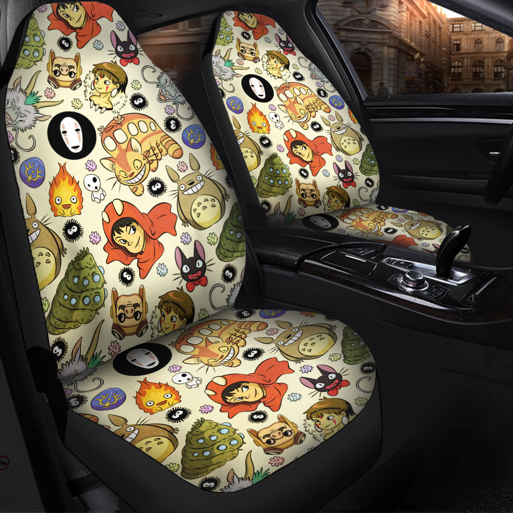 Ghibli Characters Car Seat Covers