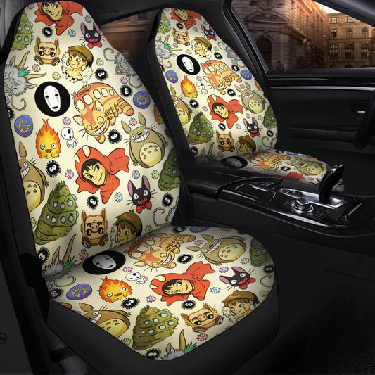 Ghibli Characters Car Seat Covers