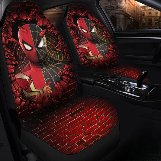 Spider Man Break Wall Car Seat Covers