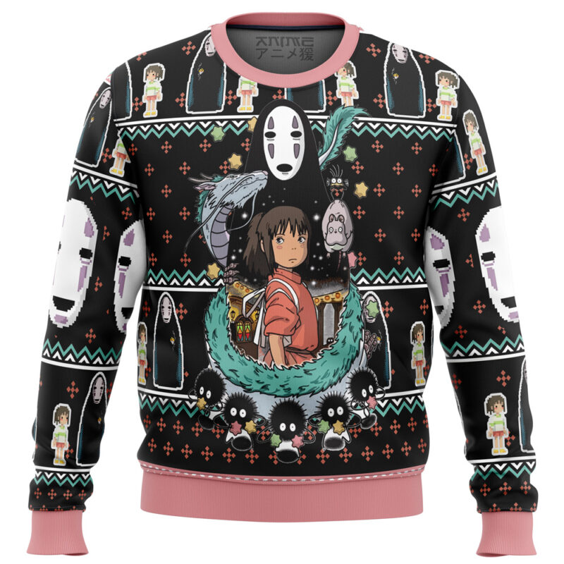 Spirited Away Ugly Christmas Sweater