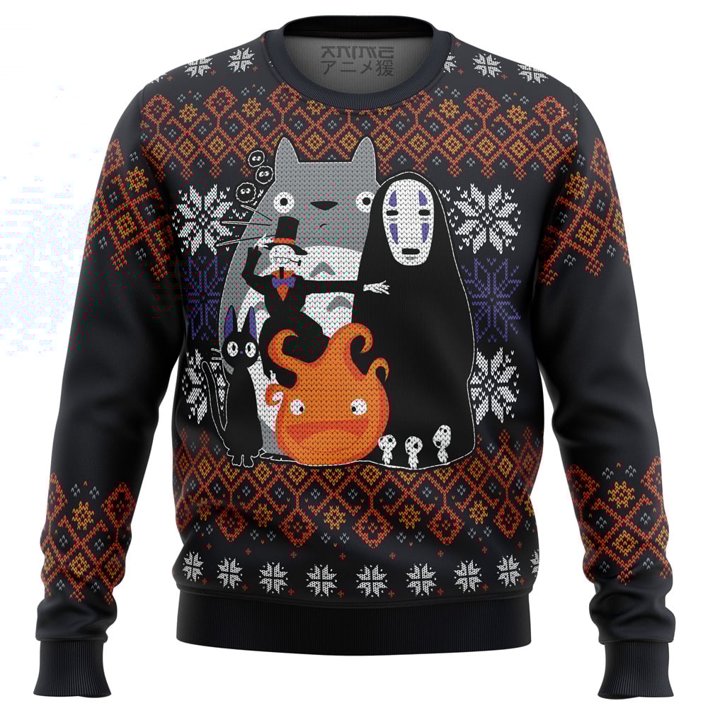 Ghibli Miyazaki Ugly Christmas Sweater