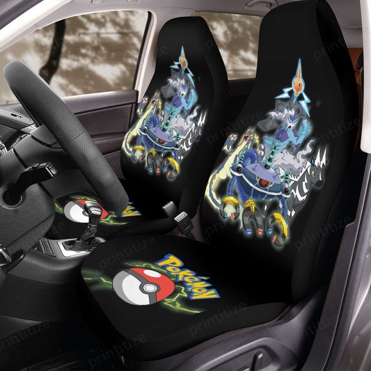 PKM Car Seat Covers Elictric Type PKM Graphic Seat Covers Black