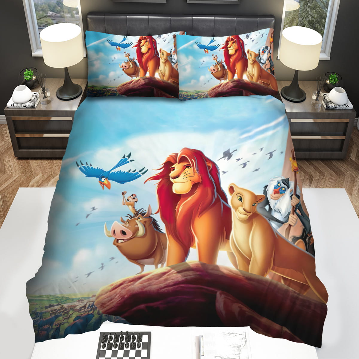 LK Bedding Set DN The LK On The Top Of Mountain Duvet Covers Colorful Unique Gift