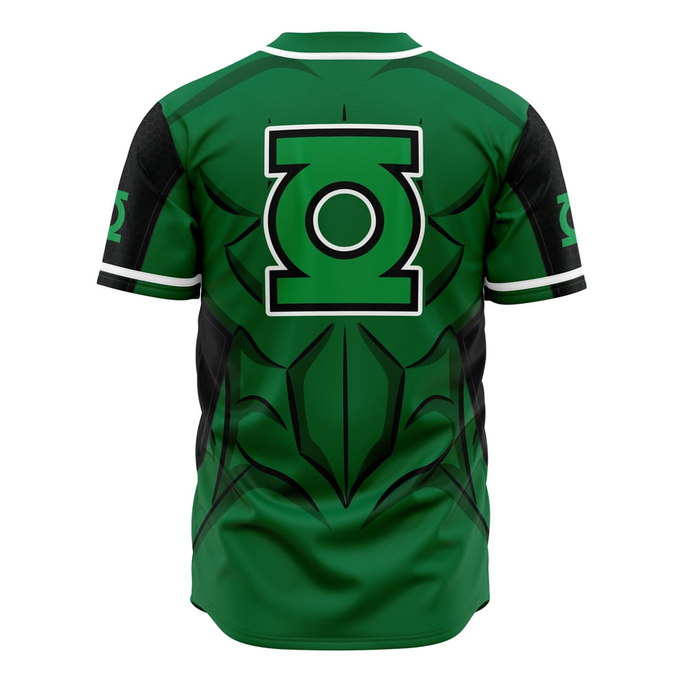 DC Jersey Green Lantern Symbol DC Comics Suit Costume Green Black Jersey Shirt DC Baseball Jersey Green Lantern Baseball Jersey