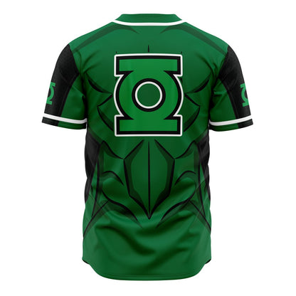 DC Jersey Green Lantern Symbol DC Comics Suit Costume Green Black Jersey Shirt DC Baseball Jersey Green Lantern Baseball Jersey