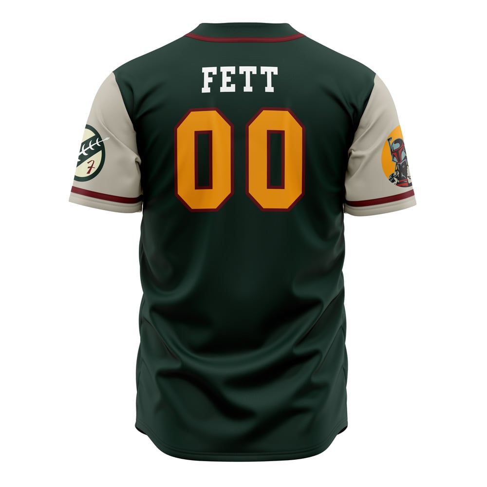 Star Wars Jersey Mandalorians Boba Fett Star Wars Green Grey Jersey Shirt Star Wars Baseball Jersey For Men