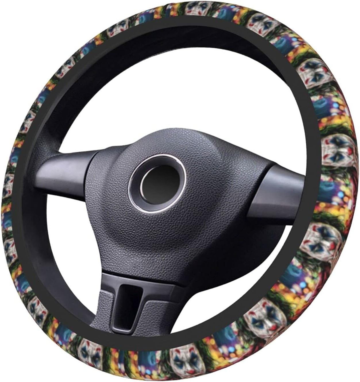 Joker Steering Wheel Cover Joker Phoenix Graphic Pattern Driving Wheel Cover Colorful