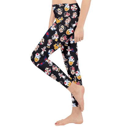 DN Leggings DN Character As Cruise Ship Staffs High Waisted Legging Black For Women