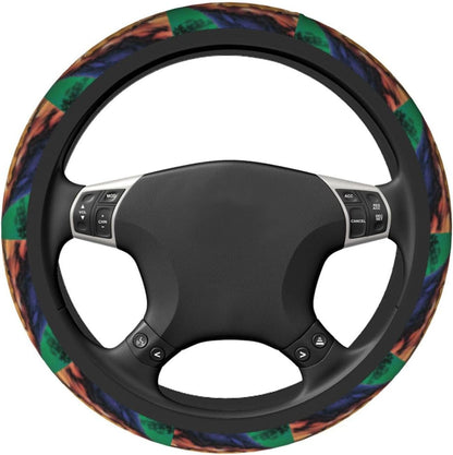 LK Steering Wheel Cover Simba Pumba And Rafiki Driving Wheel Cover Colorful